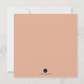 Waterverf van de repetities Floral Greeney Kaart (Achterkant)