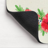 Waterverf van de rode maffia met naam muismat (Hoek)