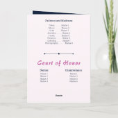 Waterverf van de roze Arabische Nacht Quinceañera (Achterkant)