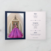 Waterverf van de roze Arabische Nacht Quinceañera (Binnen)