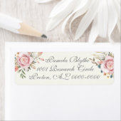 Waterverf van de Rozen van de mosterd het Etiket v (Insitu)