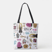Waterverf van de serumlovegood tote bag (Achterkant)