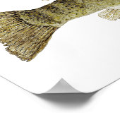 Waterverf van de smalmond poster (Hoek)