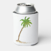 Waterverf van de tropische beugel blikjeskoeler (Blikje Achterkant)