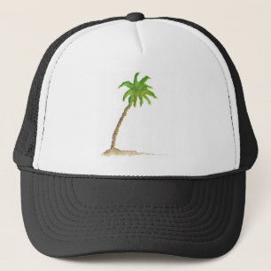 Waterverf van de tropische beugel trucker pet