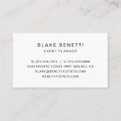 Waterverf van de tropische beugel visitekaartje (Achterkant)