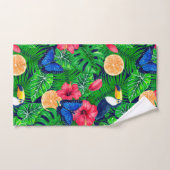 Waterverf van de tropische tuinen bad handdoek (Handdoek)