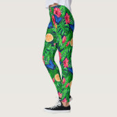 Waterverf van de tropische tuinen leggings (Links)