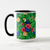 Waterverf van de tropische tuinen mok (Links)