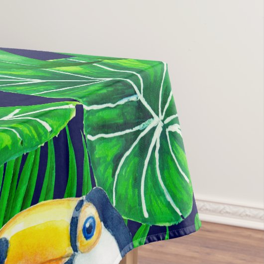 Waterverf van de tropische tuinen tafelkleed (Voorbeeld)