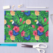 Waterverf van de tropische tuinen tissuepapier (Craft)