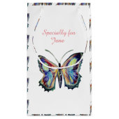 Waterverf van de vlinder klein cadeauzakje (Achterkant)