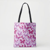 Waterverf van de vlinder tote bag (Voorkant)