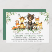 Waterverf van de vogelstand kaart (Voorkant / Achterkant)