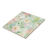 Waterverf van de voorjaarspastel tegeltje (Zijkant)