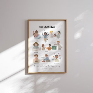 Waterverf van de vrucht van het gedistilleerde pos poster