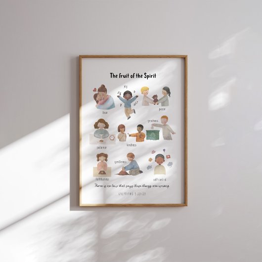 Waterverf van de vrucht van het gedistilleerde pos poster