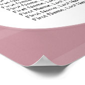 waterverf van de weduwenkaart 30 Tables Wedding Se Poster (Hoek)