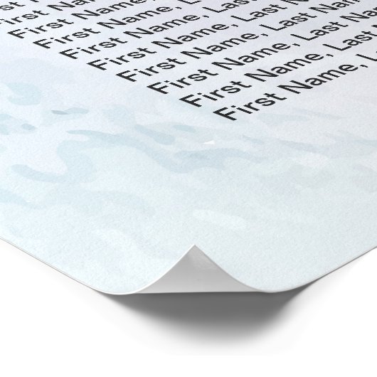 Waterverf van de weduwenkaart poster (Hoek)