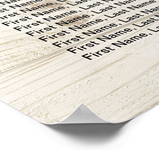 Waterverf van de weduwenkaart Roze bloemen Hout Poster (Hoek)