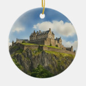 Waterverf van Edinburgh Castle Scotland Keramisch Ornament (Voorkant)