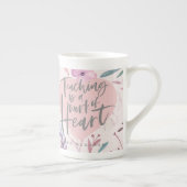 Waterverf van een cadeautje voor leerkrachten, mok (Rechts)