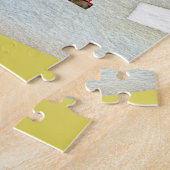 Waterverf van een schildklier legpuzzel (Zijkant)