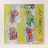 Waterverf van een schildklier legpuzzel (Horizontaal)