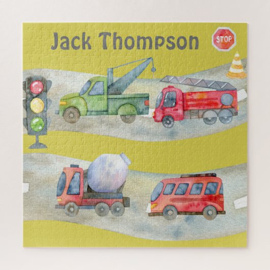 Waterverf van een schildklier legpuzzel (Verticaal)