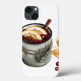waterverf van een winterglühwein Case-Mate iPhone case
