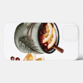 waterverf van een winterglühwein Case-Mate iPhone case (Achterkant (horizontaal))