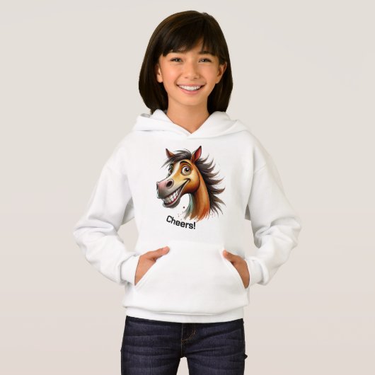 Waterverf van eigenzinnige paarden (Voorkant volledig)