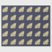 Waterverf van eikel cadeaupapier (Vlak)