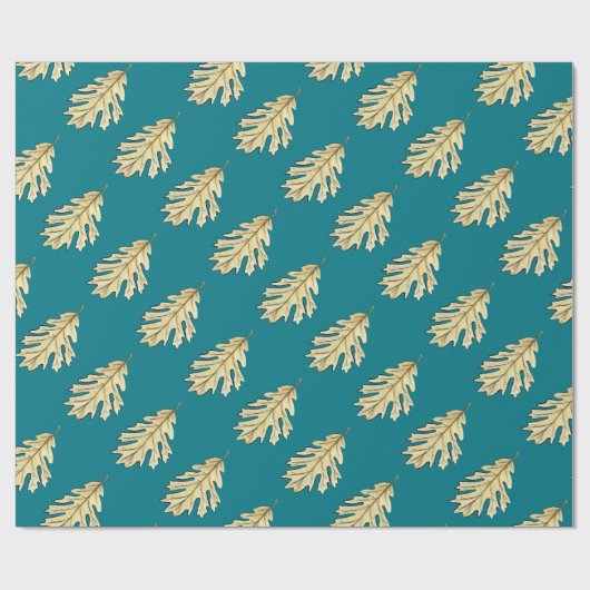 Waterverf van eikel cadeaupapier (Vlak)