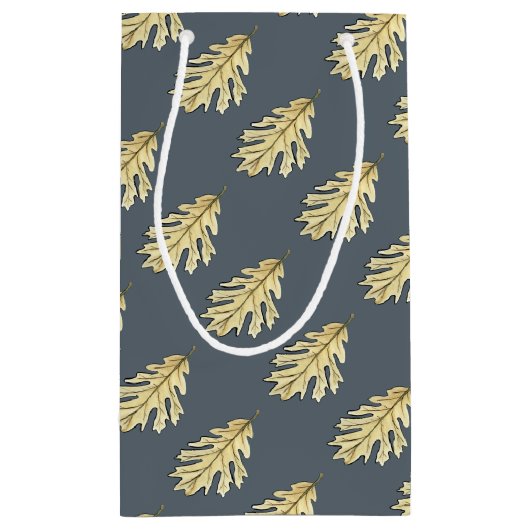 Waterverf van eikel klein cadeauzakje (Achterkant)