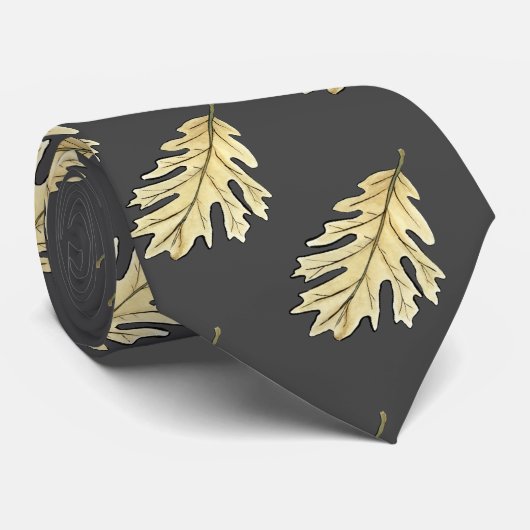 Waterverf van eikel stropdas (Opgerold)