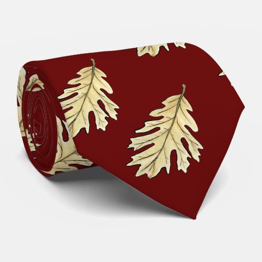 Waterverf van eikel stropdas (Opgerold)