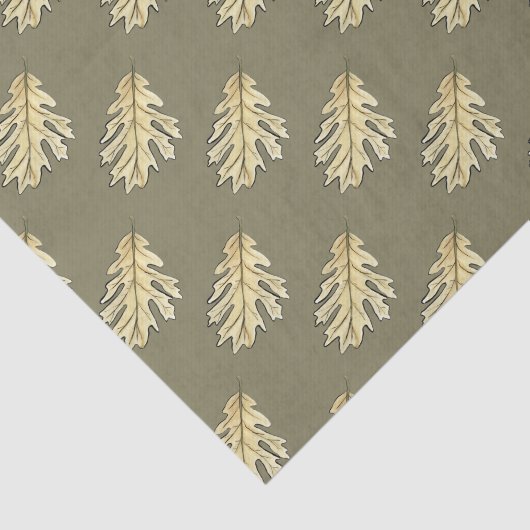 Waterverf van eikel tissuepapier (Detail)