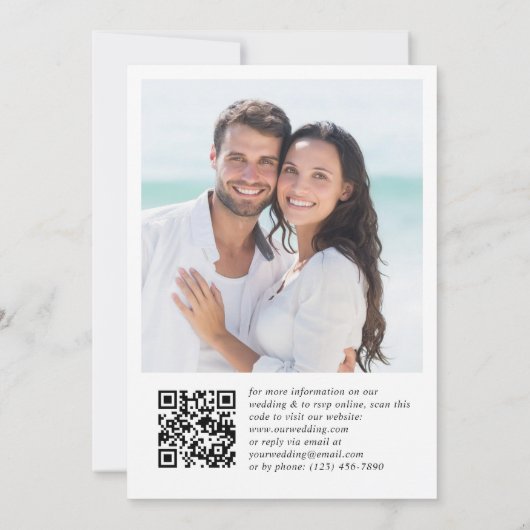 Waterverf van Elegant Kaart (Achterkant)