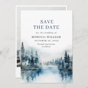 Waterverf van Elegant Save The Date