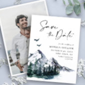 Waterverf van Elegant Save The Date