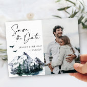 Waterverf van Elegant Save The Date