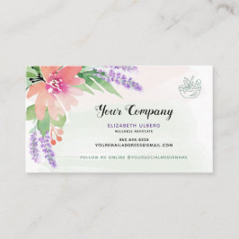 Waterverf van etherische oliën visitekaartje