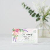 Waterverf van etherische oliën visitekaartje (Staand voorkant)