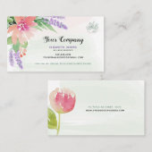 Waterverf van etherische oliën visitekaartje (Voorkant / Achterkant)