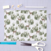 Waterverf van Evergreen-herten Tissuepapier (Craft)