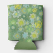 Waterverf van Floral Abstract zout Blikjeskoeler (Achterkant)