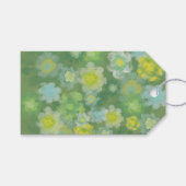 Waterverf van Floral Abstract zout Cadeaulabel (Voorkant (Horizontaal))