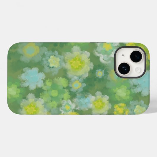 Waterverf van Floral Abstract zout Case-Mate iPhone Case (Achterkant (horizontaal))