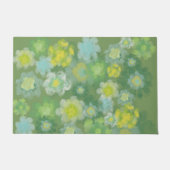 Waterverf van Floral Abstract zout Deurmat (Voorkant)